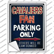 Cavaliers Novelty Rectangle Sticker Decal