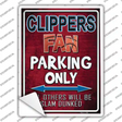 Clippers Novelty Rectangle Sticker Decal