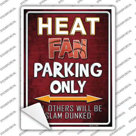 Heat Novelty Rectangle Sticker Decal