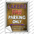 Lakers Novelty Rectangle Sticker Decal
