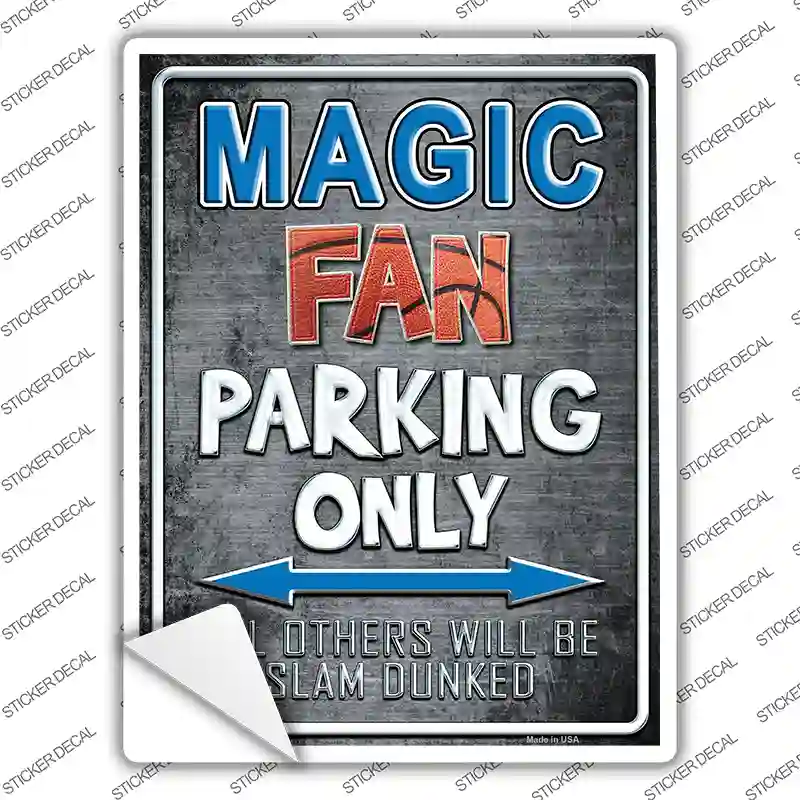 Magic Novelty Rectangle Sticker Decal