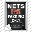 Nets Novelty Rectangle Sticker Decal