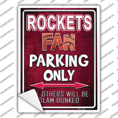 Rockets Novelty Rectangle Sticker Decal