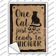 One Cats Leads To Another Novelty Rectangular Sticker Decal