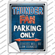 Thunder Novelty Rectangle Sticker Decal