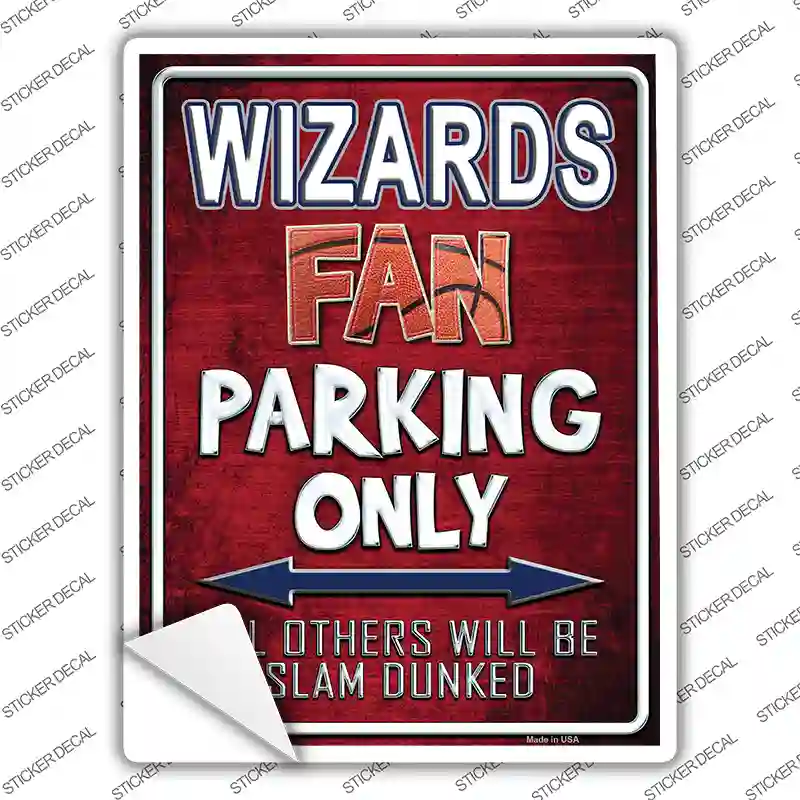 Wizards Novelty Rectangle Sticker Decal