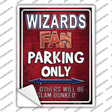 Wizards Novelty Rectangle Sticker Decal