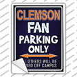 Clemson Novelty Rectangle Sticker Decal