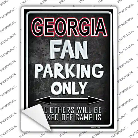 Georgia Novelty Rectangle Sticker Decal