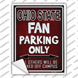 Ohio State Novelty Rectangle Sticker Decal
