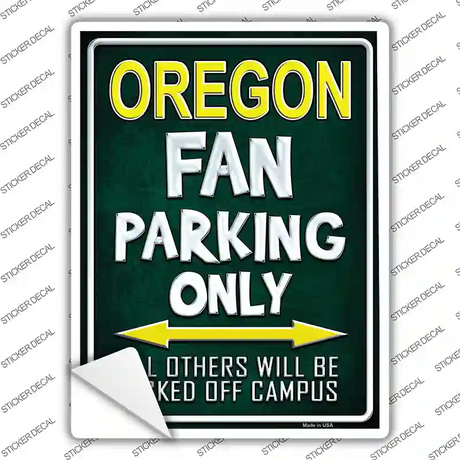 Oregon Novelty Rectangle Sticker Decal