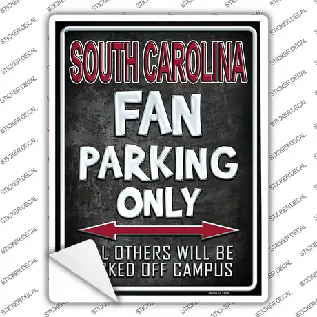 South Carolina Novelty Rectangle Sticker Decal