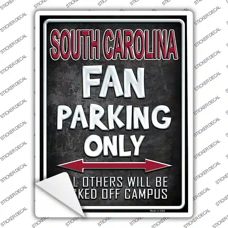 South Carolina Novelty Rectangle Sticker Decal