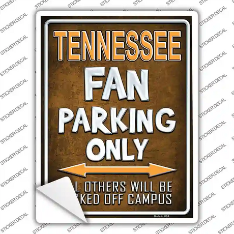 Tennessee Novelty Rectangle Sticker Decal