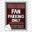 Wisconsin Novelty Rectangle Sticker Decal