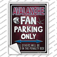 Avalanche Novelty Rectangle Sticker Decal