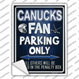 Canucks Novelty Rectangle Sticker Decal