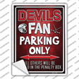 Devils Novelty Rectangle Sticker Decal