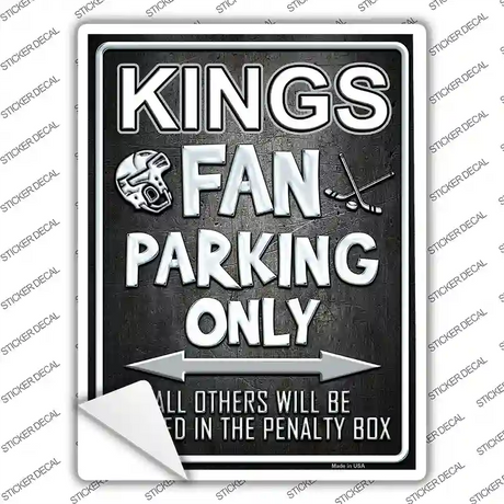 Kings Novelty Rectangle Sticker Decal
