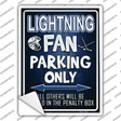 Lightning Novelty Rectangle Sticker Decal