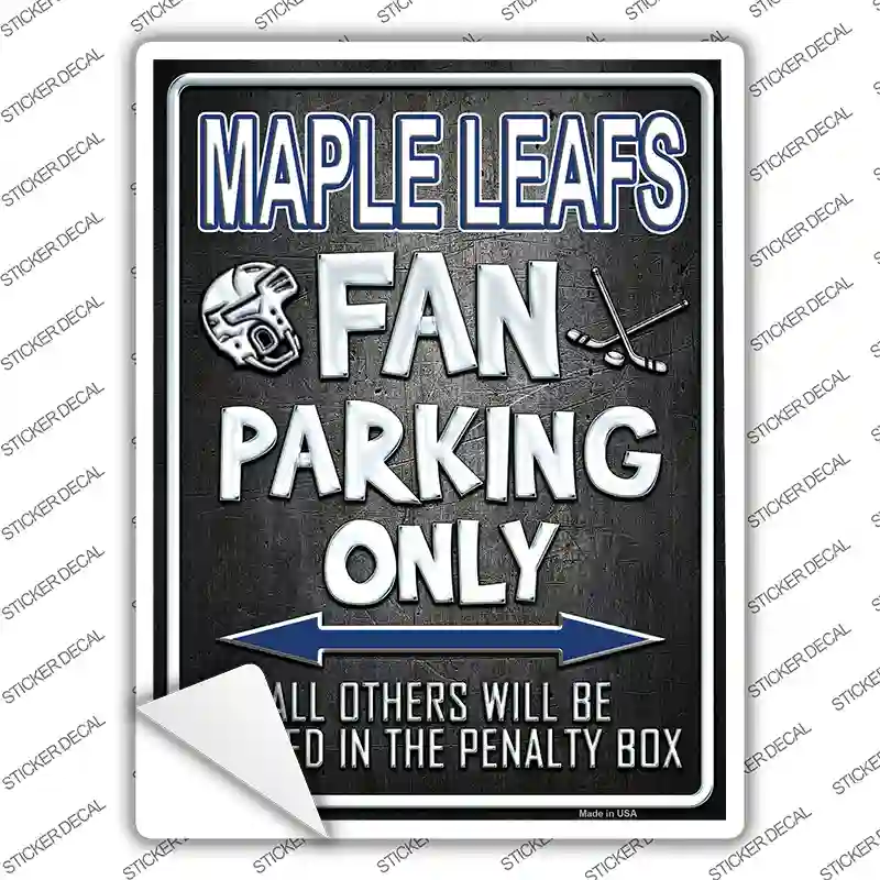 Maple Leafs Novelty Rectangle Sticker Decal