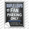 Maple Leafs Novelty Rectangle Sticker Decal
