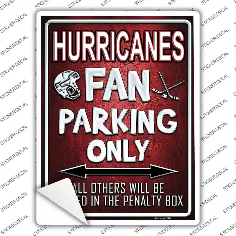 Hurricanes Novelty Rectangle Sticker Decal