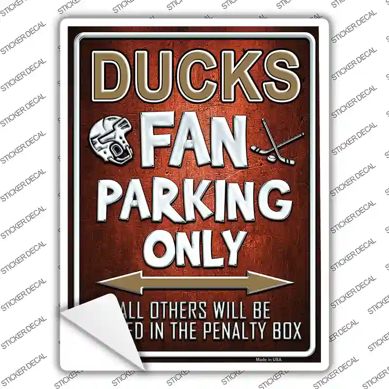 Ducks Novelty Rectangle Sticker Decal
