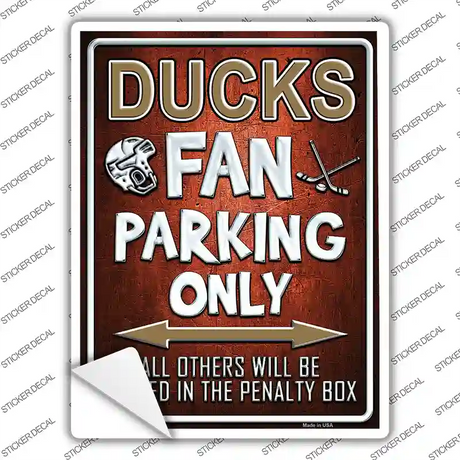 Ducks Novelty Rectangle Sticker Decal
