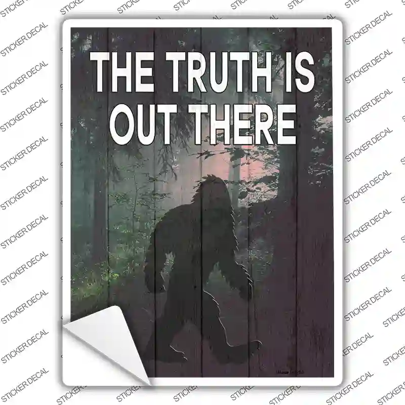The Truth Is Out There Novelty Rectangle Sticker Decal