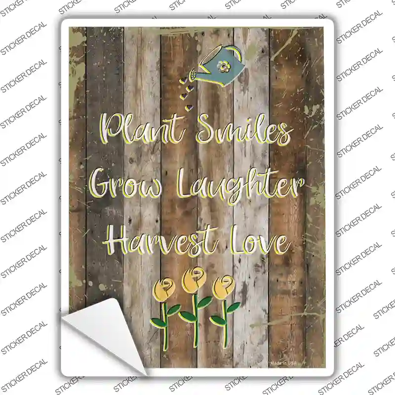 Plant Grow Harvest Novelty Rectangular Sticker Decal