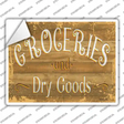 Groceries Dry GoodsNovelty Rectangular Sticker Decal