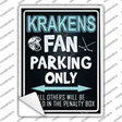 Krakens Fan Novelty Rectangle Sticker Decal
