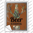 Beer Is Essential Novelty Rectangle Sticker Decal