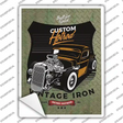 Retro Hotrod Novelty Rectangle Sticker Decal