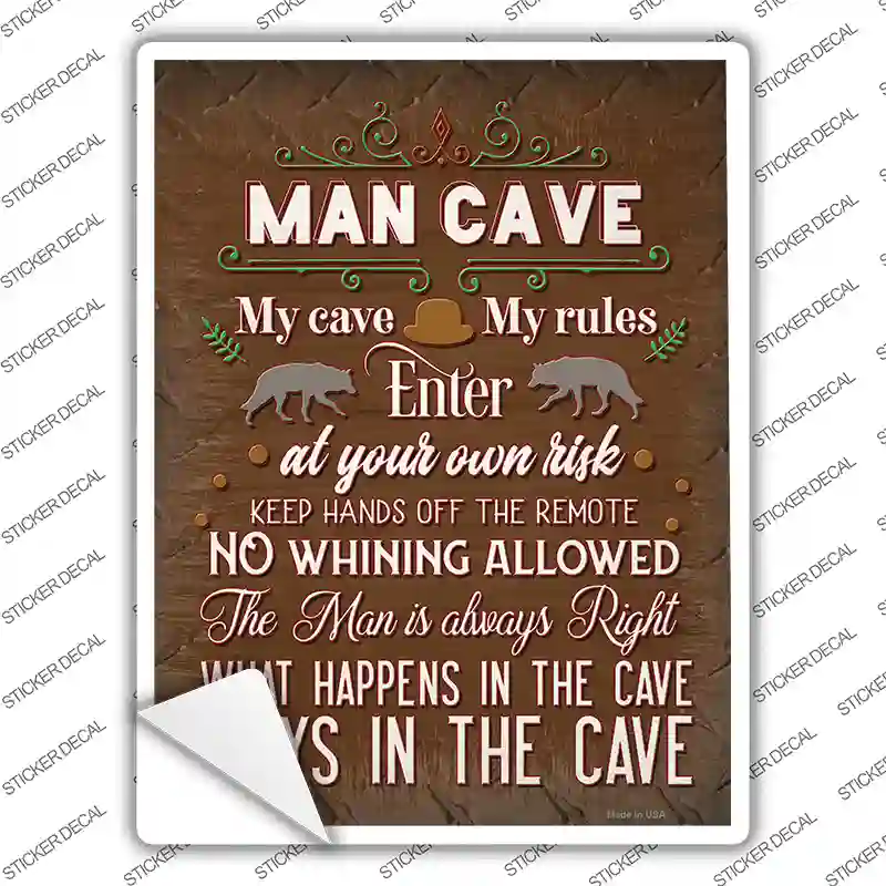 No Whining Allowed Novelty Rectangle Sticker Decal