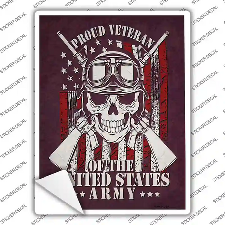 Proud Veteran Of The Army Novelty Rectangle Sticker Decal