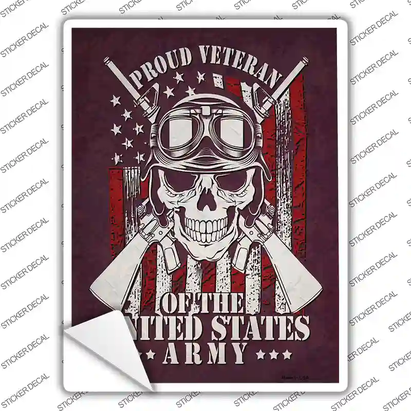 Proud Veteran Of The Army Novelty Rectangle Sticker Decal