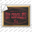 Hot Chocolate Bar Novelty Rectangle Sticker Decal
