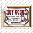 Hot Cocoa Served Here Novelty Rectangle Sticker Decal