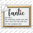 Funtie Definition Novelty Rectangle Sticker Decal