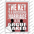 Argue Naked Novelty Rectangle Sticker Decal