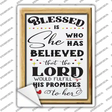 The Lord Would Fulfill His Promises Novelty Rectangle Sticker Decal