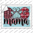 Dog Mama Novelty Rectangle Sticker Decal