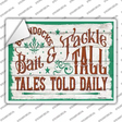 Boondocks Bait and Tackle Novelty Rectangle Sticker Decal