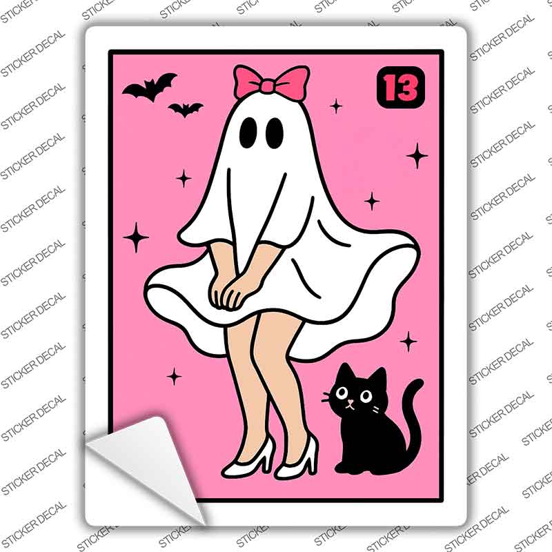 Haunted in Heels Novelty Rectangle Sticker Decal P-4617s