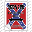 Redneck Parking Novelty Rectangle Sticker Decal