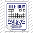 Tile Guy Parking Novelty Rectangle Sticker Decal