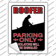 Roofer Only Novelty Rectangle Sticker Decal
