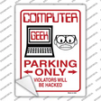 Computer Geek Only Novelty Rectangle Sticker Decal